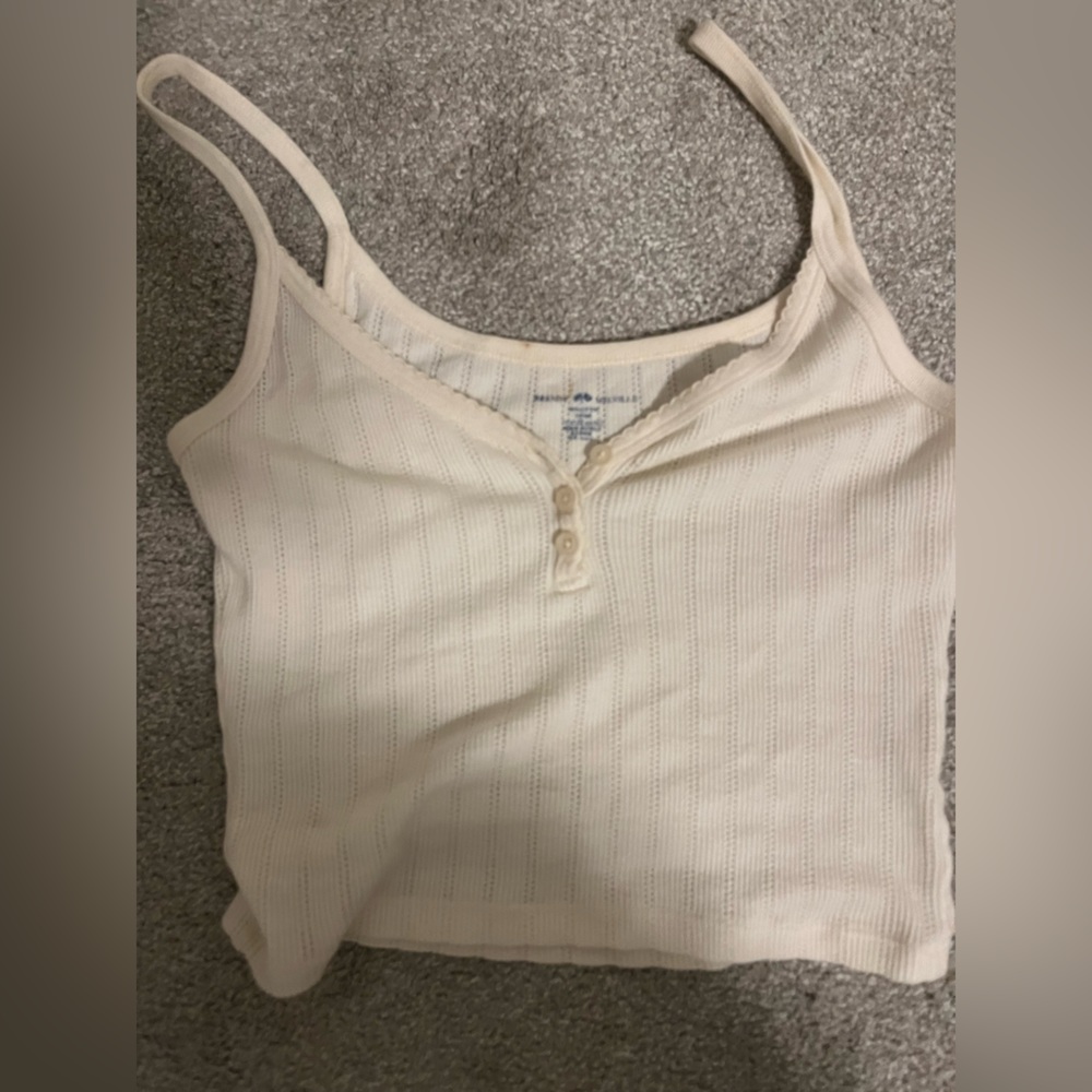 Brandy Melville Cream tank top